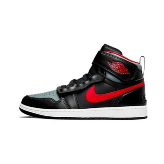 Nike Jordan 1 High FlyEase - unisex - Sport - Zwart - Maat: 45 EU Leer