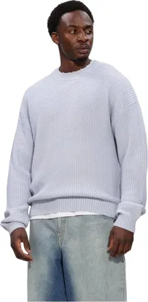 New Amsterdam Surf Association Truien & Vesten, Heren, Blauw, S, Truien Exclusives Big Logo Crewneck