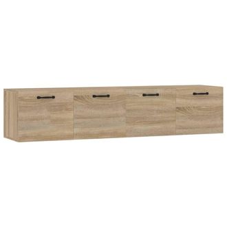 vidaXL Armarios De Pared 2 Uds Contrachapada Roble Sonoma 60x36,5x35cm Vidaxl