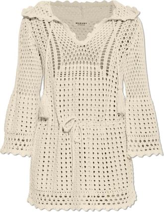 Isabel Marant Kleedjes, Dames, Beige, L, Katoen, Zelnie Dress