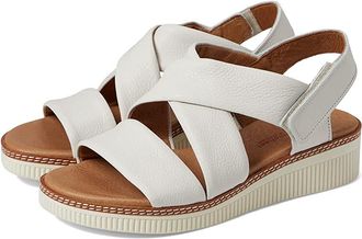 Eric Michael Oasis Womens Wedge Shoes White : EU 40 (US Womens 9.5-10) M (B), Leather