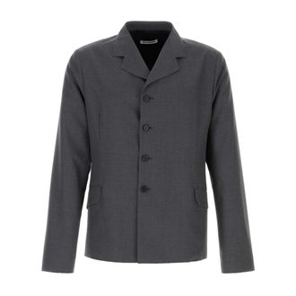 Jil Sander Light Jackets, male, Gray, Size: L Jacket 109