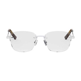 Dior Square Rimless Metal Eyeglasses - Silver