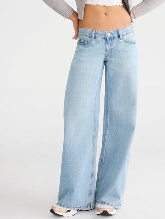 Aéropostale Super Low-Rise Ultra Wide Leg Jean