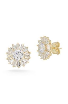 Sphera Milano Cubic Zirconia Floral Cluster Stud Earrings in Gold at Nordstrom Rack