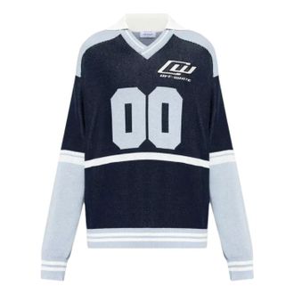 Off-white OWR 00 Sporty Knit Long-Sleeve Polo Black 44MHV008S26K001001
