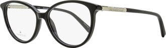 Swarovski Womens Modern Oval Eyeglasses SK5385 001 Black 54mm