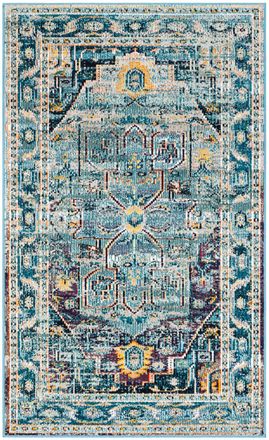 Safavieh Alfombra azul/morado 122 x 183 cm
