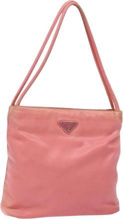 Prada Re-Nylon Pink Nylon Tote Bag (Pre-Owned)