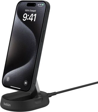 Belkin Boost Charge Pro Qi2 15w Magn.charg.stand Bl. Wia008btbk