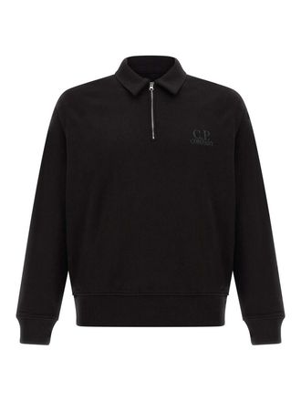 C.P. Company C. P. Company Black Cotton Fleece Sweatshirt