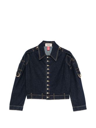 Alessandro Enriquez Alessandro Enriquez Womens blue Cotton Jacket