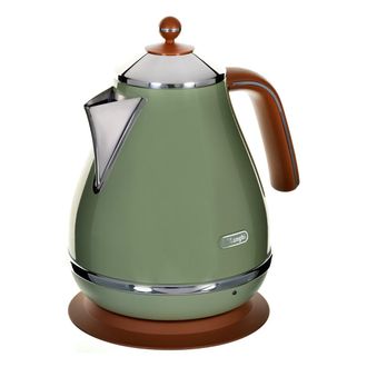 DeLonghi Delonghi 40031358 - Tetera El&eacute;ctrica, 2000 W, 1.7 L, Acero Inoxidable, Verde