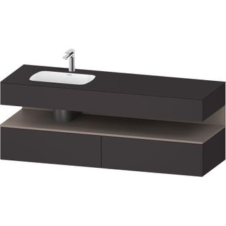 Duravit Qatego Lavabo Encastrado Con Base De Lavabo Consola, - Duravit