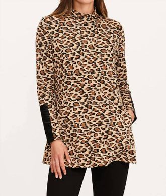 Tyler B&ouml;e Brushed Leopard Chrissy Tunic In Gold