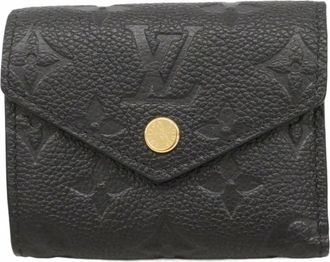 Louis Vuitton Noir Wallet (Tri-Fold) (Pre-Owned)
