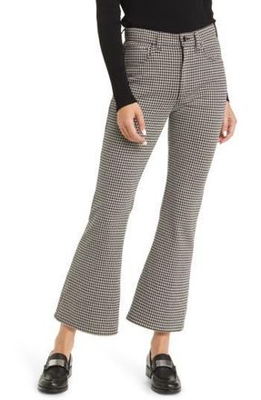 Rag & Bone Casey Geo Pattern Crop Flare Pants in Black Geo at Nordstrom Rack, Size 8