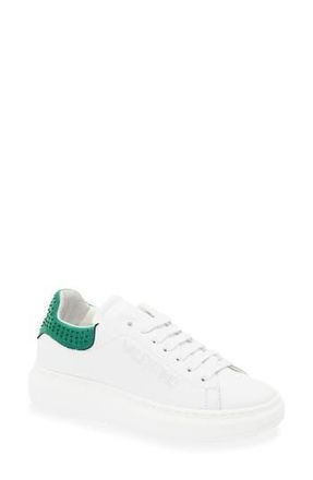 Mario Valentino Fresia Sparkling Sneaker in White Green at Nordstrom Rack, Size 9