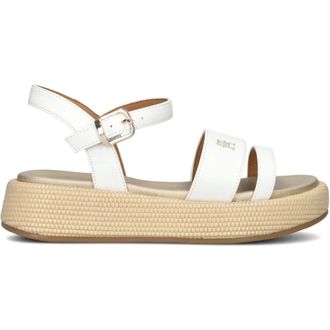 Tommy Hilfiger Schoenen, Dames, Wit, 40 EU, Meisjes Sandalen Stijlvol Model Wit