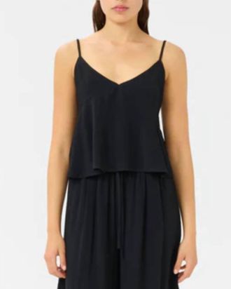 Gestuz Camila Singlet Top In Black