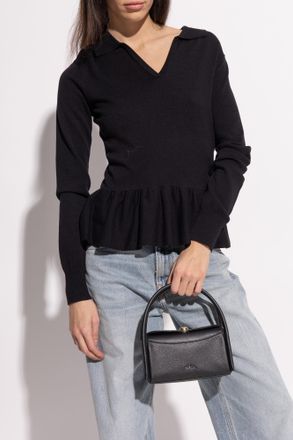 Furla Nicole Mini Handheld Bag, Womens, Black