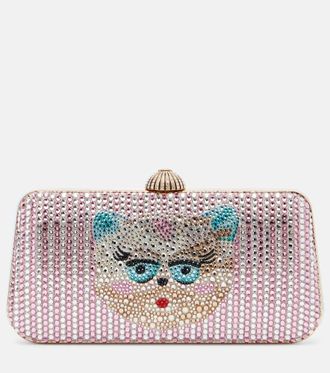 Valentino Garavani Clutch Carry Secrets con cristalli