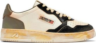 Autry Medalist Super Vintage Perforated-toe Sneakers