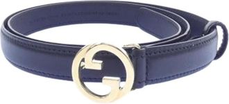 Gucci Pre-owned Vintage Belt - female - Gucci Vintage - Vintage Belts - Blue - ONE SIZE - Pre-owned