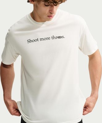 Nike Mens Caitlin Clark Basketball T-Shirt in White | JA3767-133