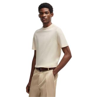 HUGO BOSS Heren Thompson Normaal T-Shirt (Wit)