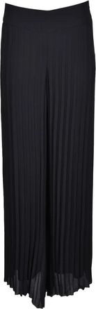 Carla Ruiz Pleated Trousers Black