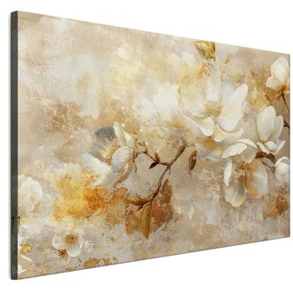 OEM Cuadro Sobre Lienzo Italiano De 90 X 60 Cm - Estilo Moderno - Flores Cuadro Sobre Lienzo Italiano De 120 X 80 Cm - Estilo Moderno - Flores