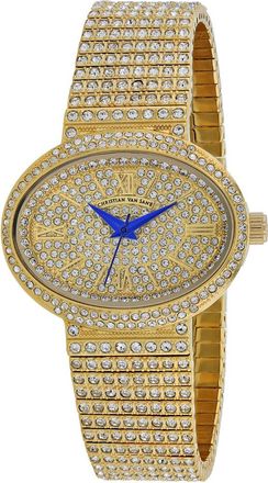 Christian Van Sant Womens Gold dial Watch