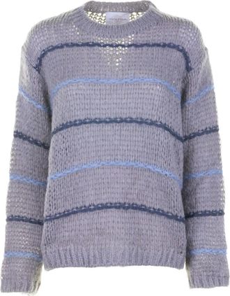 Vicario Cinque striped sweater - Grey