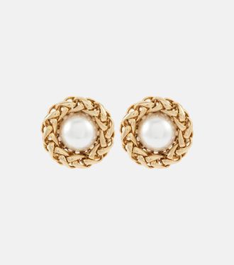 Jennifer Behr Marit 18kt gold-plated earrings