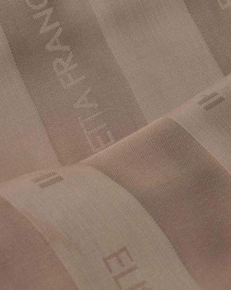 Elisabetta Franchi Womens Square Foulard Striped Jacquard Clay Viscose Modal Scarf Scarfs