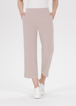 Stehmann Culotte STEHMANN FENJA, Damen, Gr. 36, N-Gr, simply taupe, Stoff, Obermaterial: 65% Viskose, 30% Polyamid, 5% Elasthan, straight fit 7/8-L&auml;nge, Hosen 