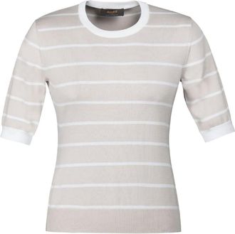 Moorer T-shirt in cotone - Toni neutri
