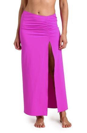 La Blanca Island Goddess Side Slit Cover-Up Skirt in Violet at Nordstrom, Size X-Small