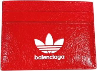 Balenciaga Pre-owned Vintage Portemonnee - unisex - Vintage Accessoires - Rood - ONE Size - Leer - Vintage