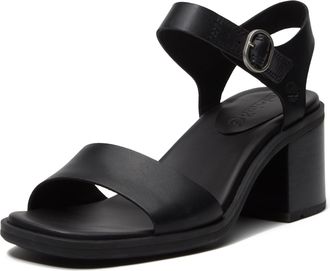 Timberland Sandale TIMBERLAND BELLEVAUX BACKSTRAP SANDAL, Damen, Gr. 37,5, blk full grain, Leder, Schuhe Sandale, aus Timberland Premium Leder