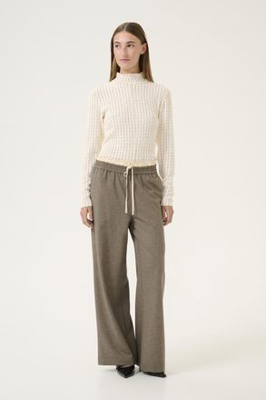 Karen by Simonsen Blouse met lange mouwen Slim fit Egret white