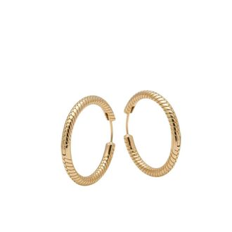 Pandora Moments Charm Hoop Earrings - female - Pandora - Earrings - Yellow - ONE SIZE - Accessories