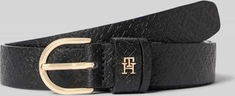 Tommy Hilfiger G&uuml;rtel aus Rindsleder Modell EFFORTLESS 2.5 in Black, Gr&ouml;&szlig;e 100