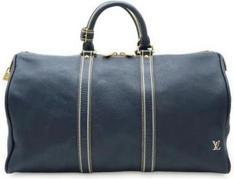 Louis Vuitton Vintage Weekend Bags, unisex, Blue, ONE SIZE, Pre-owned Weekend Bag