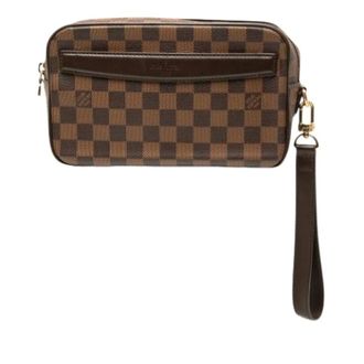 Louis Vuitton Pre-owned Clutches, female, Brown, Size: ONE SIZE Pre-owned Pochette Saint Paul