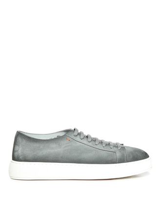 Santoni Suede Sneaker
