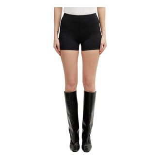 VETEMENTS Korte Broeken, Dames, Zwart, L, Push-up Yoga Fietsbroek