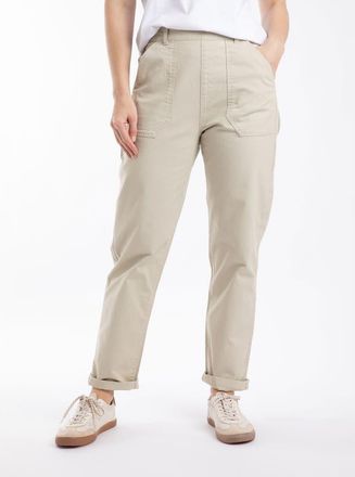 Weird Fish Malorri Chino Trousers in Stone at Nordstrom, Size 12