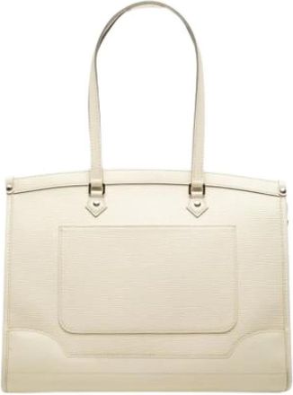 Louis Vuitton Pre-owned Vintage Tote Bag - Dames - Vintage Shopper - Wit - ONE Size - Leer - Vintage